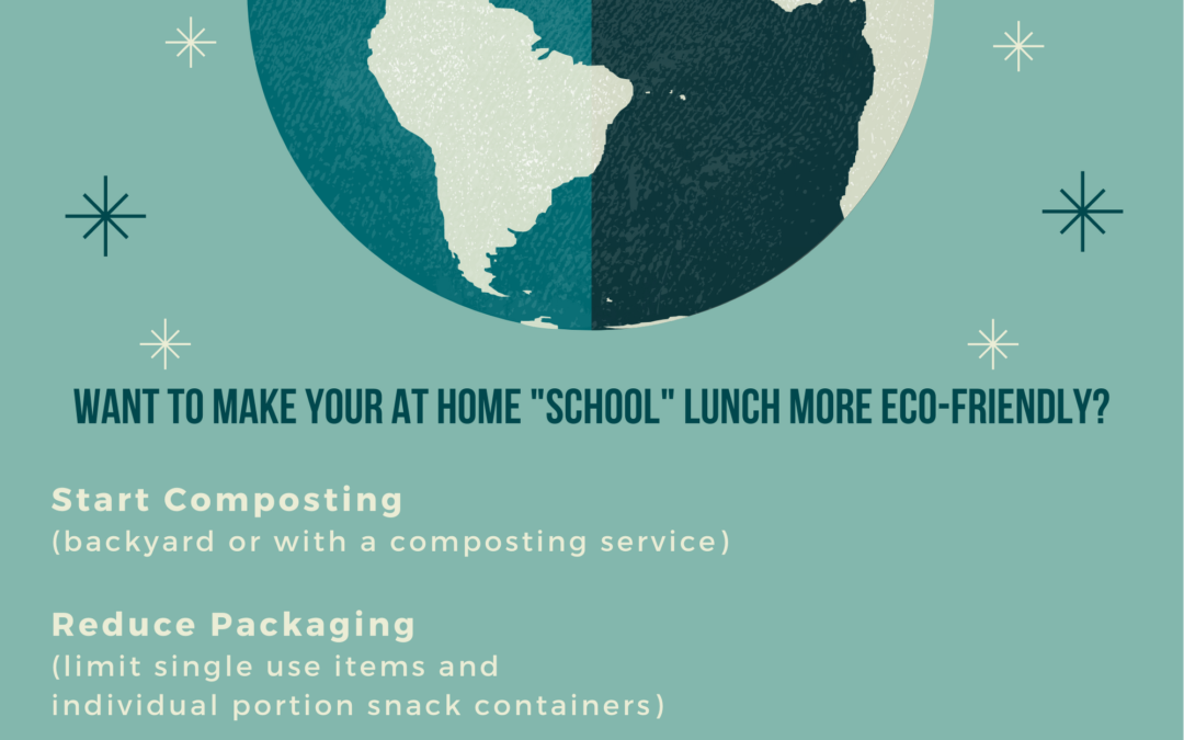 Make your at home “school” lunch more eco-friendly!